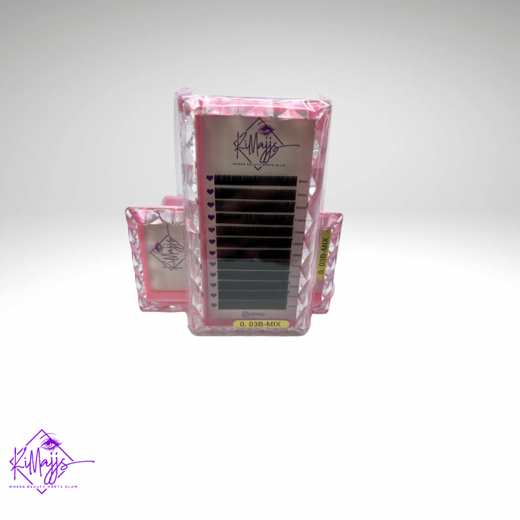 KiMajjs Beauty Cashmere Matte Lash Trays B Curl