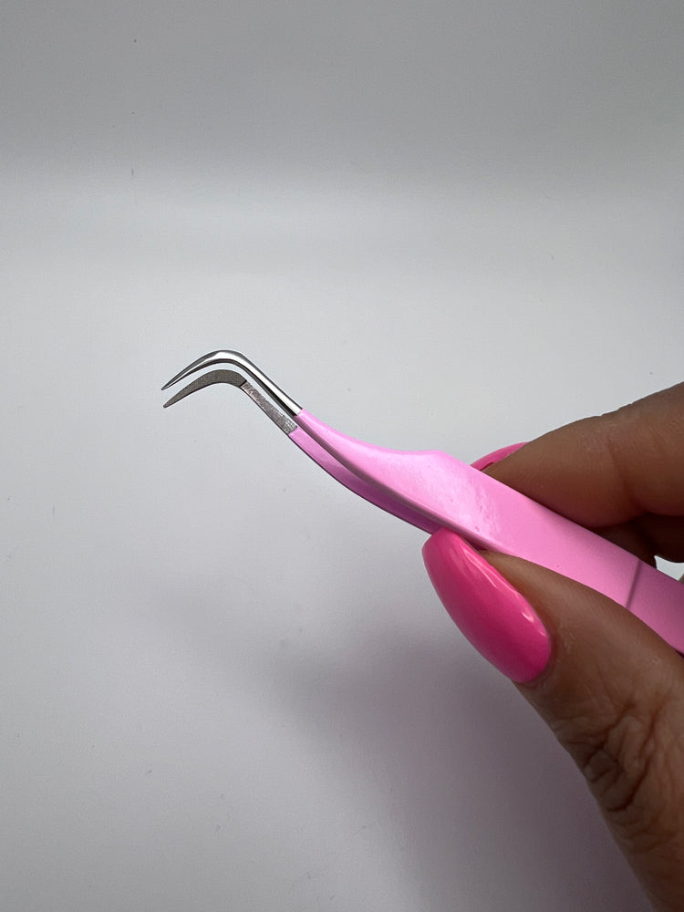 Pretty Pink Fiber-Tip Volume Hook Tweezer