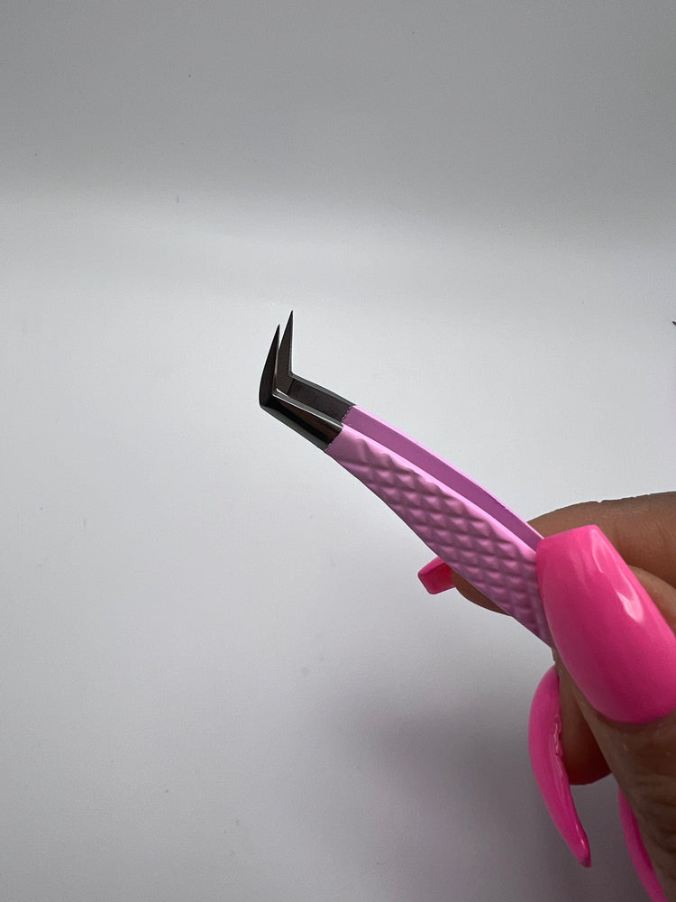 Pink Fiber-Tip Boot Tweezer