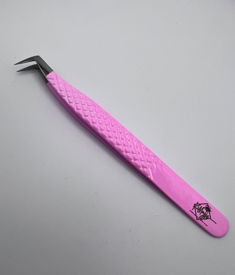 Pink Fiber-Tip Boot Tweezer